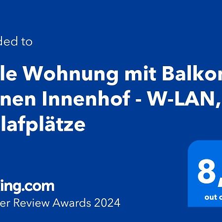 Helle Wohnung Mit Balkon In Grunen Innenhof - W-Lan, 4 Schlafplatze Magdeburg Luaran gambar